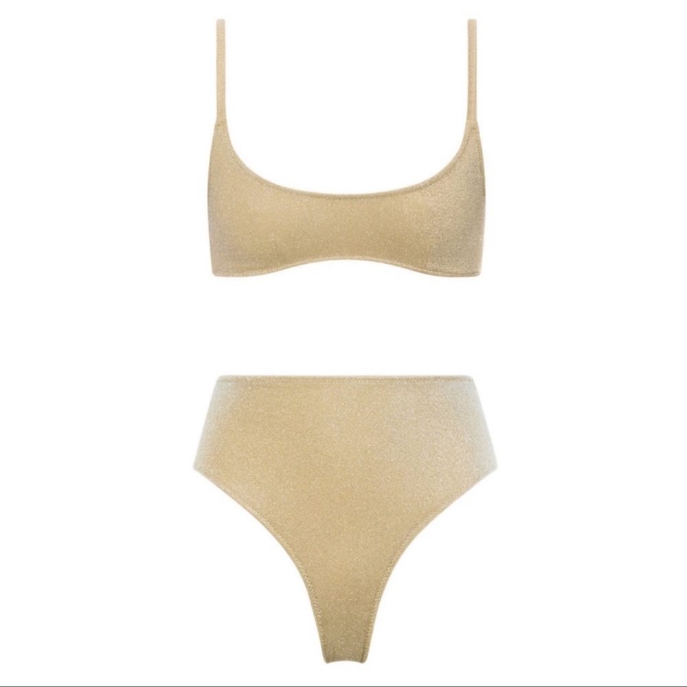 Triangl Swimwear Kate Gold NWT